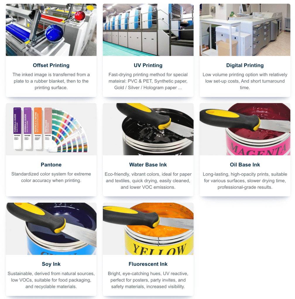 A Guide to Color Box Printing Methods